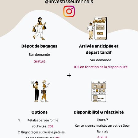 Appartamento L'Eucalyptus - Rennes Et Roazhon Esterno foto